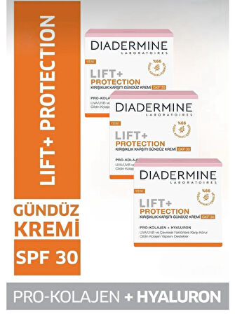 Lift Sıkılaştırıcı Ve Güneş Koruyucu Krem Spf 30 50 ml X 3 ADET
