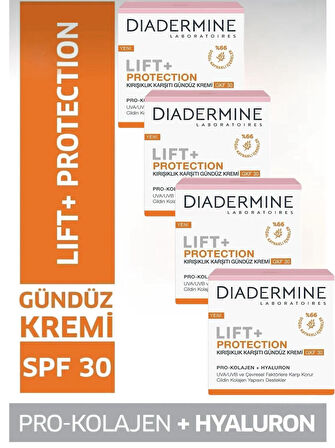 Lift Sıkılaştırıcı Ve Güneş Koruyucu Krem Spf 30 50 ml X 4 ADET