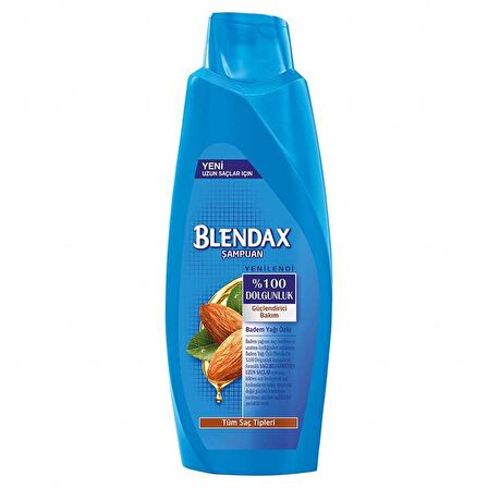 Blendax Tüm Saçlar İçin Dolgunlaştırıcı Badem Yağı Özlü Şampuan 550 ml