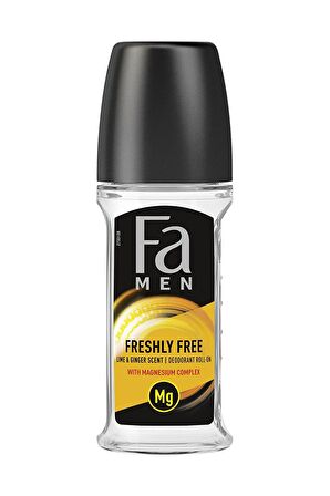 Fa Freshly Free Pudrasız Leke Yapmayan Erkek Roll-On Deodorant 