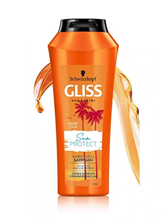 Gliss Sun Protect Yıpranmış Saçlar İçin Güneş Koruyucu Kayısı Yağlı Şampuan 500 ml