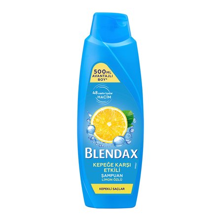 Blendax Kepekli Saçlar İçin Limon Özlü Şampuan 500 ml 4 lü