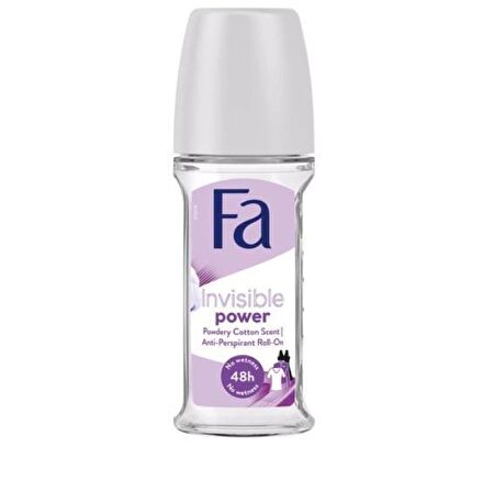 Fa Invisible Pudrasız Leke Yapmayan Kadın Roll-On Deodorant 50 ml