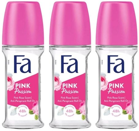 Fa Pink Passion 48H Kadın Roll-On Deodorant 3 x 50 ML