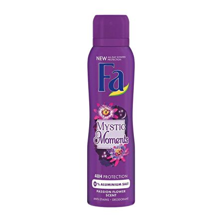Fa Mystic Moments Pudrasız Leke Yapmayan Sprey Deodorant 150 ml