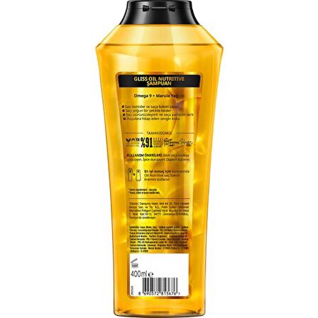 Gliss Oil Nutritive Şampuan 400 ML