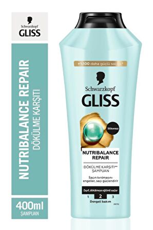 Gliss Nutribalance Repair Saç Dökülmesine Karşı Şampuan 400 ML