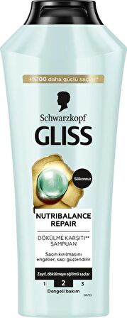 Gliss Nutribalance Repair Saç Dökülmesine Karşı Şampuan 400 ML