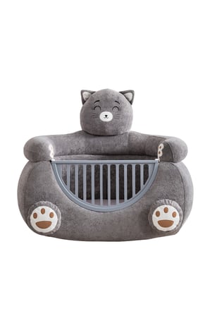 Beşik, Kedi Peluş Kumaşlı Hayvan Figürlü Beşik