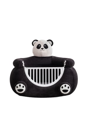 Beşik, Panda Peluş Kumaşlı Hayvan Figürlü Beşik