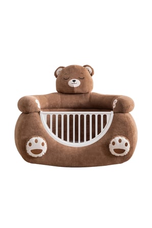 Beşik, Ayıcık Peluş Kumaşlı Hayvan Figürlü Beşik