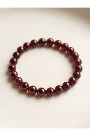 Lal - Garnet Bileklik El Yapımı