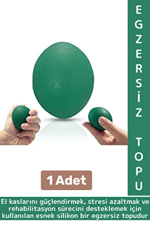 Ergonomik Stres Egzersiz Rehabilitasyon Fizyoterapi Esnek Silikon El Bilek Parmak Güçlendirme Topu