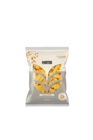 Rigatoni Makarna Durum Buğdayı İrmiği %12 Protein Değerli İri Kesme 5 x 500 gr (2.5 KG)