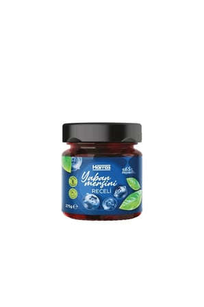 Şeker İlavesiz! %65 Yaban Mersini Reçeli 3 x 275g (Doğal Meyveli - Yeni Ürün)