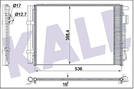 Hyundaı Klima Radyatoru Hyundaı İ20 1,4 Benzinli 2015> - Kale 358235