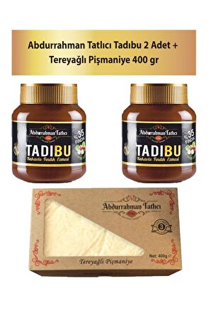 Abdurrahman Tatlıcı Tadıbu 330 Gr 2 Adet + Tereyağlı Pişmaniye 400 G