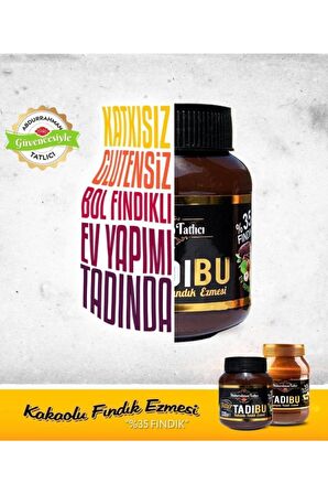 Abdurrahman Tatlıcı Tadıbu Bitter Kakaolu Fındık Ezmesi 330 gr X 9 Adet