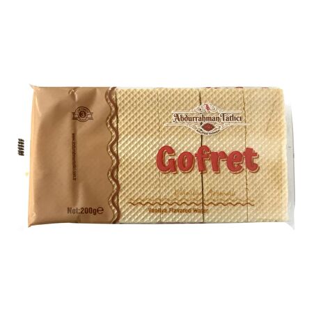 Gofret Vanilyalı 200 gr x 10 Adet