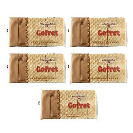 Gofret Vanilyalı 200 gr 5 li