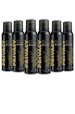 Gold Men Deodorant 6x150ml