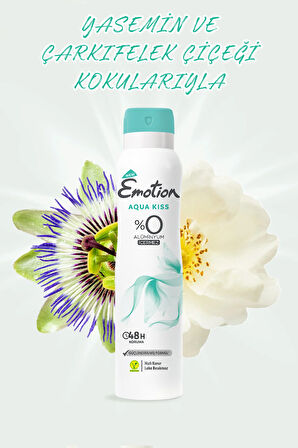 Aqua Kiss Kadın Deodorant 6x150ml