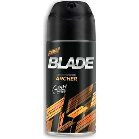 Blade Archer Pudrasız Ter Önleyici Leke Yapmayan Erkek Sprey Deodorant 150 ml