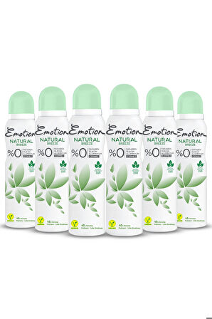 Natural Breeze Deodorant 6x150ml