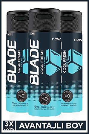 Cool Fresh Deodorant 3x150ml