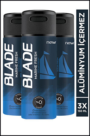 Marine Fresh Deodorant 3x150ml