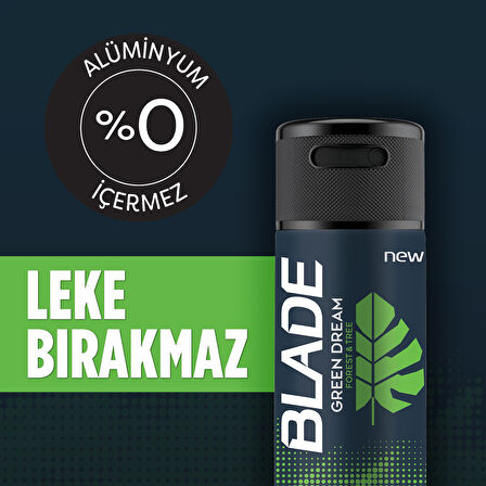 Privacy Men Limited Edt 50 Ml&Blade Green Dream,MarineFresh,Self Confidence Erkek Deodorant  3x150Ml