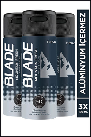 Mountain Fresh Deodorant 3x150ml