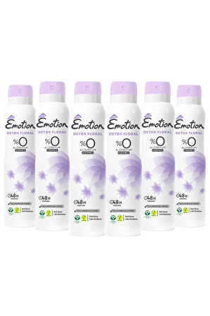 Detox Floral Deodorant 6x150ml