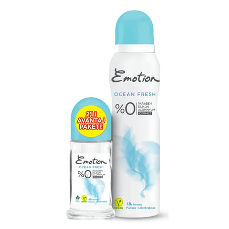 Kofre Kadın Deodorant 150 Ml + Roll-on 50 Ml Ocean Fresh