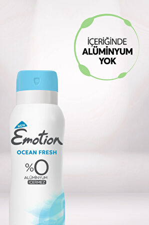 Ocean Fresh Kadın Deodorant 6x200 Ml