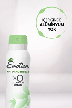 Natural Breeze Kadın Deodorant 6x200 ml