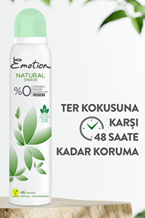 Natural Breeze Kadın Deodorant 6x200 ml