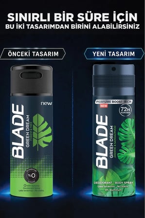 Privacy Effect Edt Erkek Parfüm 50 Ml + Blade Green Dream Erkek Deodorant 2x150 Ml