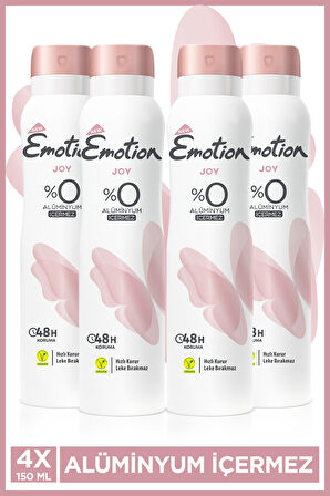 Emotion Joy Kadın Deodorant 4x150 Ml
