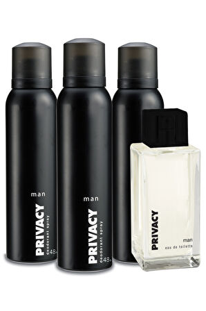 Man Edt Parfüm 100ml & Deodorant 3x150ml