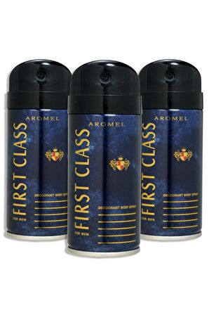 Deodorant Erkek First Class 150 ml X 3 Adet