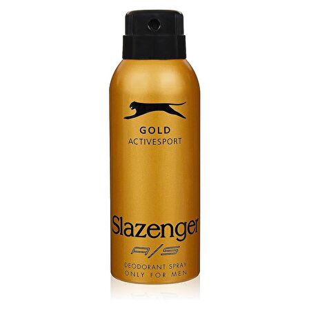 Slazenger Activesport Gold Erkek Deodorant 150ML + Mavi Erkek Deodorant 150ML + Yeşil Erkek Deodorant 150ML 3lü Set