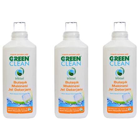 U Green Clean Bitkisel Jel Bulaşık Makinesi Deterjanı X 3 ADET