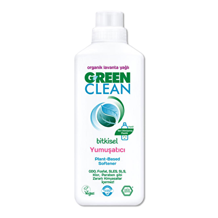 U Green Clean Bitkisel Çamaşır Yumuşatıcı 1000 ml - 2'li Paket