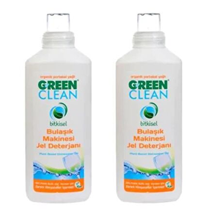 U Green Clean Jel Bulaşık Makinesi Deterjanı 2 x 1000 ml