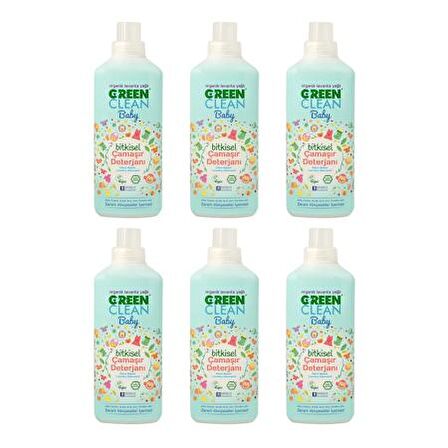 U Green Clean Baby Bitkisel Çamaşır Deterjanı 1000ml 6'lı