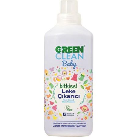 U Green Clean Baby Çamaşır Deterjanı Yumuşatıcı Leke Çıkarıcı Seti