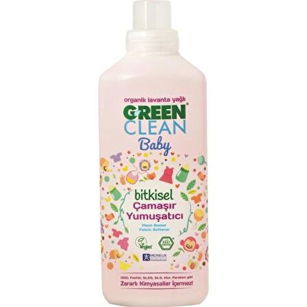 Green Clean Baby Çamaşır Yum. Leke Çıkarıcı Çamaşır Det.(1lt) Emzik Biberon Tem. 0,5 L