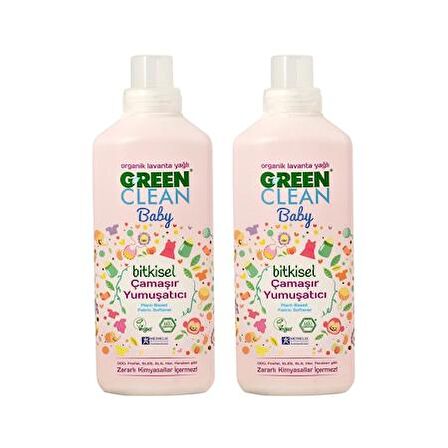 U Green Clean Baby Çamaşır Yumuşatıcısı 2 Lt Set