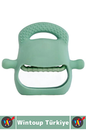 Gıda Sınıfı BPA Free Bebek Parmak Emme Alışkanlığı Azaltan Masaj Etkili Yumuşak Silikon Diş Kaşıyıcı